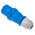 Bals IP44 Blue Cable Mount 2P + E Industrial Power Plug, Rated At 16A, 230 V