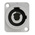 Neutrik Mains Plug, 20A, Panel Mount, 250 V