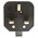 Masterplug UK Mains Plug, 13A, Cable Mount, 250 V ac