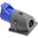 ABB, Easy & Safe IP44 Blue Wall Mount 2P + E Right Angle Industrial Power Socket, Rated At 16A, 230 V