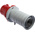 ABB, Tough & Safe IP44 Red Cable Mount 3P + N + E Industrial Power Plug, Rated At 64A, 415 V