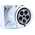 Amphenol Industrial, Tough & Safe IP44 Red Wall Mount 3P + N + E Right Angle Industrial Power Socket, Rated At 64A, 415