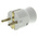 Legrand Male White Plug