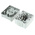 Siemens Grey 1 Gang Plug Socket, 16A, Type F - German Schuko, Outdoor Use