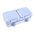 Timeguard Light Grey 2 Gang Plug Socket, 0 Poles, 20A, Type G - British, Outdoor Use