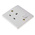 MK Electric White 1 Gang Plug Socket, 2 Poles, 13A, Type G - British, Indoor Use