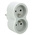Legrand French / German Multi Outlet Plug, 16A, Plug-In