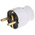 French / German Mains Plug, 16A, Cable Mount, 250 V ac