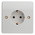 MK Electric White 1 Gang Plug Socket, 16A, Type F - German Schuko, Indoor Use