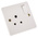 MK Electric White 1 Gang Plug Socket, 2 Poles, 5A, Indoor Use