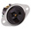 Hubbell USA Mains Connector, 15A, Panel Mount, 125 V