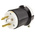 Hubbell USA Mains Plug, 20A, Cable Mount, 125 V ac