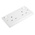 Schneider Electric White 2 Gang Plug Socket, 13A, Type G - British, Indoor Use