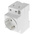 HARTING German Mains Connector, 16A, Panel Mount, 250 V ac