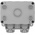 BG Electrical Grey 2 Gang Plug Socket, 0 Poles, 13A, Type G - British, Outdoor Use