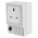 STEGO Light Grey 1 Gang Plug Socket, 6.3A, Type G - British, Indoor Use