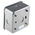 RS PRO Grey 1 Gang Plug Socket, 1 Pole, 13A, Type G - British, Indoor Use