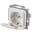 Busch Jaeger - ABB White 1 Gang Plug Socket, 16A, Type F - German Schuko