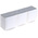 Busch Jaeger - ABB White 3 Gang Plug Socket, 16A, Type F - German Schuko, Outdoor Use