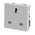 Legrand White 1 Gang Plug Socket, 13A, Type G - British, Indoor Use