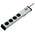 Type F - German Schuko 4 Gang Power Distribution Unit, 1.5m Cable, 16A, 250 V, RCD Protected