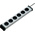 Type F - German Schuko 6 Gang Power Distribution Unit, 3m Cable, 16A, 250 V ac