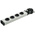 Type F - German Schuko 4 Gang Power Distribution Unit, 1.5m Cable, 16A, 250 V ac