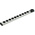 Type F - German Schuko 10 Gang Power Distribution Unit, 1.5m Cable, 16A, 250 V ac