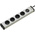 Type F - German Schuko 4 + 2 Gang Power Distribution Unit, 1.5m Cable, 16A, 250 V