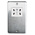 MK Electric Silver 1 Gang Shaver Socket, 4P Poles