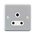 MK Electric 1 Gang Electrical Socket, 15A