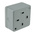Power Breaker PowerBreaker H 13A, BS Fixing, Passive, Single Gang RCD Socket, Surface Mount, Switched, 230 V ac, Grey