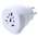 RS PRO Australia, Europe, Italy, Switzerland, UK, USA to Europe, Israel Travel Adapter, Rated At 16A