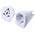 RS PRO Australia, Europe, Italy, Switzerland, UK, USA to Europe, Israel Travel Adapter, Rated At 16A