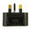 PowerConnections Europe to UK Mains Connector Converter, Rated At 3A