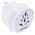 RS PRO Australia, China, Europe, Italy, Switzerland, UK, USA to Europe, UK Travel Adapter, Rated At 13A