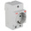 ABB White 1 Gang Plug Socket, 16A, Type F - German Schuko, Indoor Use