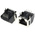 TE Connectivity 5555141 Series Female RJ45 Connector, Through Hole, Cat3