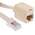 RS PRO Single-Port RJ45 Female, RJ45 Male Extender, Cat3