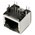 Amphenol ICC RJHS Series Female RJ45 Connector, Through Hole, Cat5e, Tin Plated Copper Alloy Shield