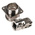Amphenol RJFTV Series Female RJ45 Connector, Panel Mount, Cat5e