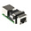 Amphenol MRJ Series Female to Female RJ45 Connector, Through Hole, Cat5e