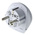 RS PRO Australia, China, Europe, Italy, Switzerland, UK, USA to Denmark, Europe Travel Adapter, Rated At 16A