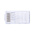 Molex 44915 Series Male RJ45 Connector, Cable Mount, Cat6