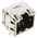 Hirose TM24R Series Female RJ45 Connector, Panel Mount, Through Hole, Cat5, STP Shield