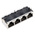 HARTING RJ Industrial Series Female RJ45 Connector, Through Hole, Cat5