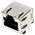 TE Connectivity 1-406541 Series Female RJ45 Socket, Through Hole, Cat5