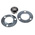 3 Hole Flange Bearing Unit, PF 20 TF, 20mm ID