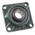 4 Hole Flange Bearing Unit 35mm ID