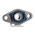 2 Hole Flange Bearing Unit 25mm ID